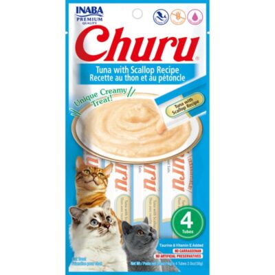 Inaba Churu Tuna With Scallop Recipe Cat Treat