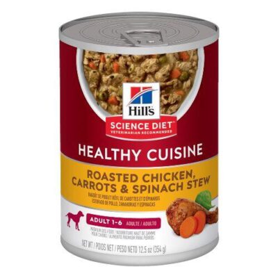 Hills Science Diet Adult Healthy Cuisine Chicken And Carrot Stew Wet Dog Food Canned