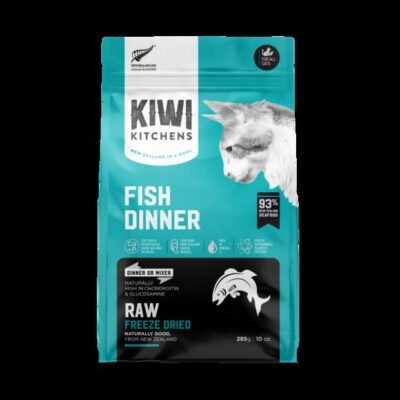 Kiwi Kitchens Raw Freeze Dried Fish Dinner Dry Cat Food  610 Gm