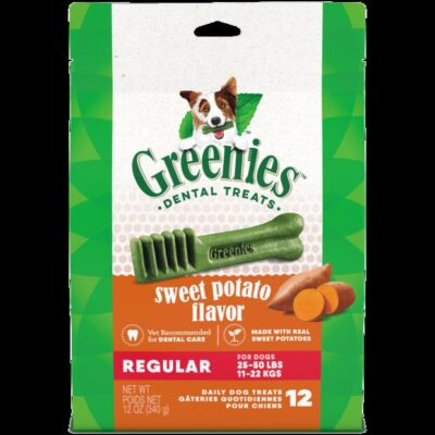 Greenies Sweet Potato Flavoured Regular Dog Dental Treats