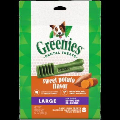 Greenies Sweet Potato Flavoured Large Dog Dental Treats