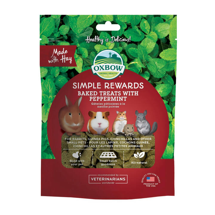 Oxbow Peppermint Treats  85 Gm