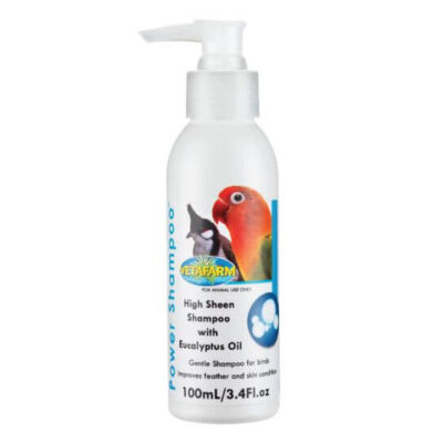 Vetafarm Power Shampoo High Sheen Shampoo With Eucalyptus Oil For Birds 100 Ml