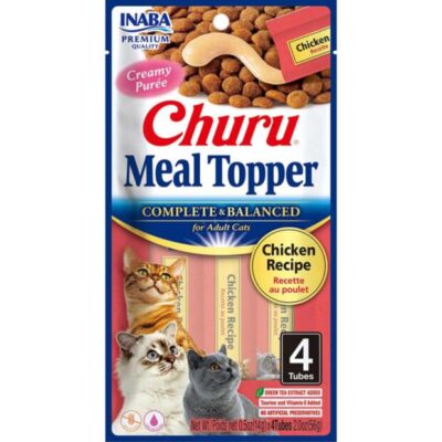 Inaba Churu Complete And Balanced Meal Topper Chicken Recipe Cat