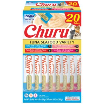 Inaba Churu Tuna And Seafood Variety Box Cat Treats