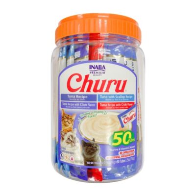 Inaba Churu Tuna And Seafood Variety Tub Cat Treats