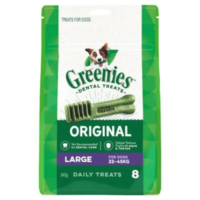 Greenies Dental Treats for Dogs Original - Large (22 - 45kg) 340g