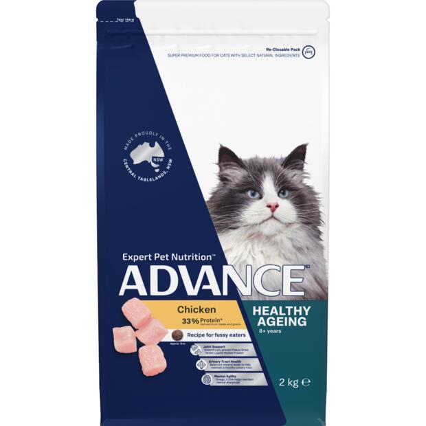 Advance Healthy Ageing Adult Chicken Dry Cat Food  4 Kg