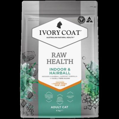 Ivory Coat Raw Health Adult Chicken + Freeze Dried Raw Lamb Health & Wellbeing Dry Cat Food  2 Kg