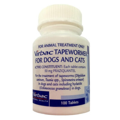 Virbac Tapewormer For Cats  250 Tablet