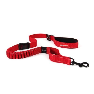 EzyDog Zero Shock Leash 48" 120cm Red