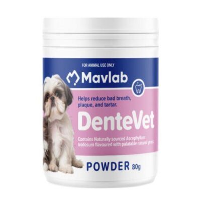 Mavlab Dentevet Anti Plaque Powder For Dogs And Cats  80 Gm