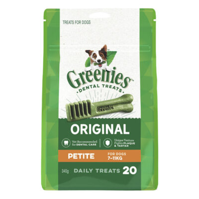 Greenies Sweet Potato Flavor Dental Dog Treats Petite 7 - 11kg 340 Gm