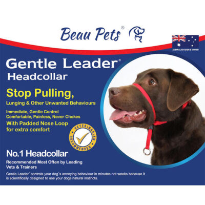 Beau Pets Gentle Leader Headcollar For Dogs - Red 1 X Large