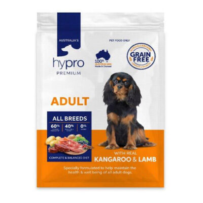 Hypro Premium Dry Dog Food Adult Kangaroo And Lamb Grain Free