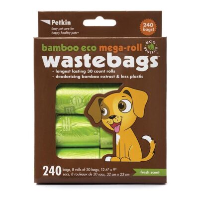 Petkin Bamboo Eco Mega Roll Wastebags