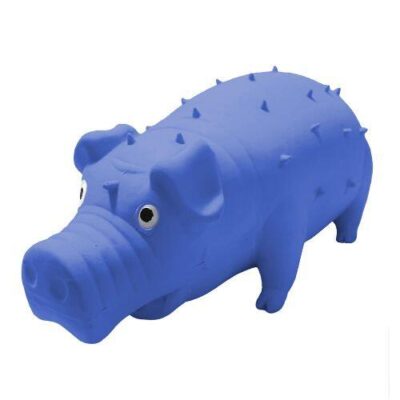 Petset Squeaky Pig Toy  Purple