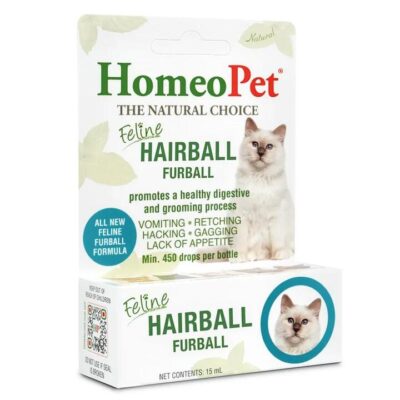 HomeoPet Feline Furball Hairball Formula for Cats 15ml