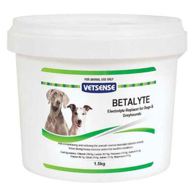 Vetsense Betalyte Powder For Dogs And Greyhounds 1.5 Kg