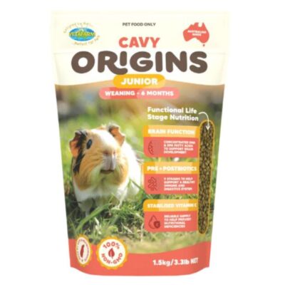 Vetafarm Origins Junior Cavy Guinea Pig Pellet Food