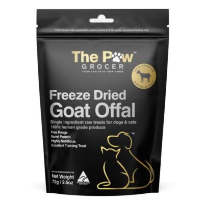 The Paw Grocer Freeze Dried Goat Meat Dog And Cat Treats