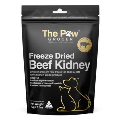 The Paw Grocer Freeze Dried Beef Kidney Dog And Cat Treats