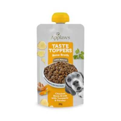 Applaws Taste Toppers Chicken Bone Broth Tumeric And Parsley Broth For Dogs