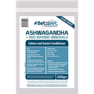 Betavet Ashwagandha And Red Marine Minerals Digestive Horse Supplement