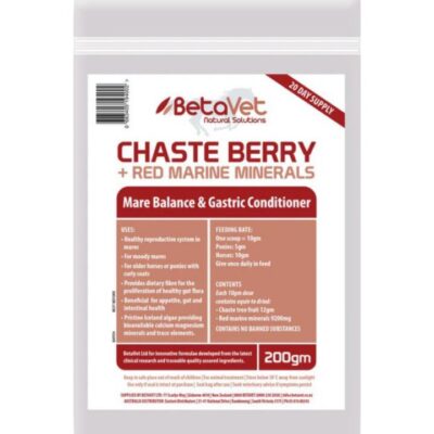 Betavet Chaste Berry And Red Marine Mineral Mood Support For Mares