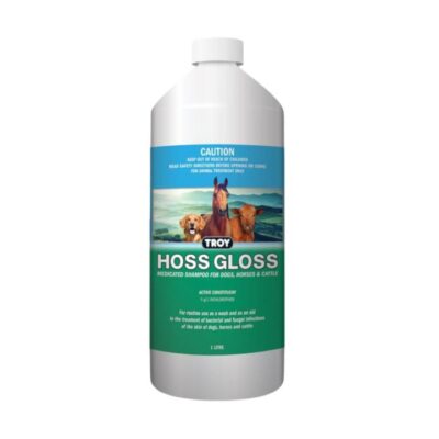 Troy Hoss Gloss Medicated Shampoo For Horses And Dogs