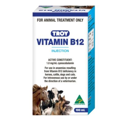 Troy Vitamin B12 Injection For Cats Dogs And Horses