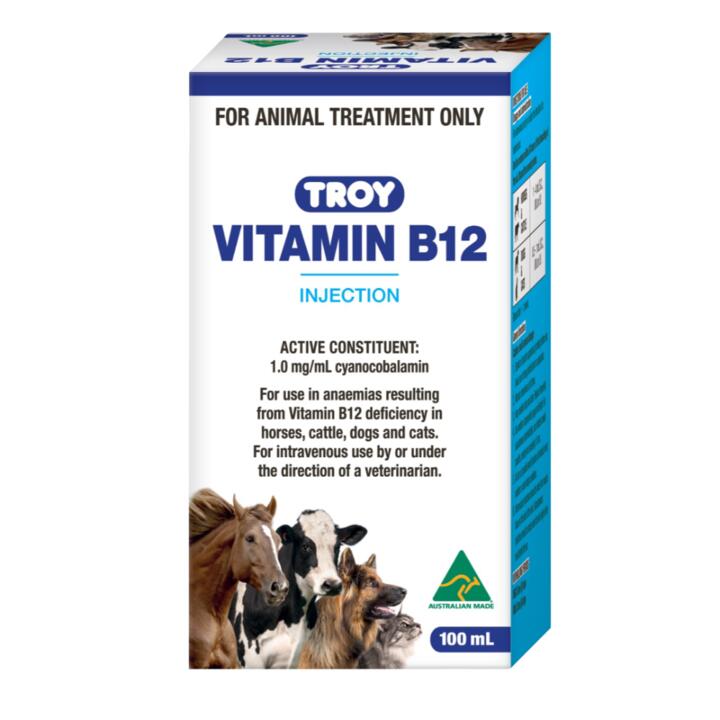 Troy Vitamin B12 Injection For Cats Dogs And Horses