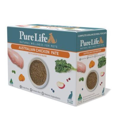 PureLife Australian Chicken Pate Wet Cat Food 12x80g