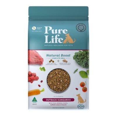PureLife Natural Boost Kangaroo Freeze Dried Adult Dog Food 8kg
