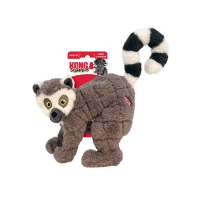 Kong Scampers Lemur Plush Dog Toy