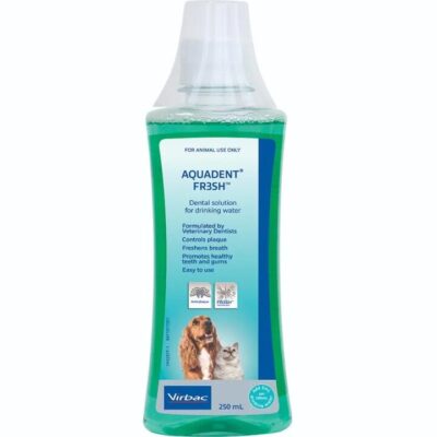 Virbac Aquadent Fresh Dental Solution for Dogs & Cats 250ml