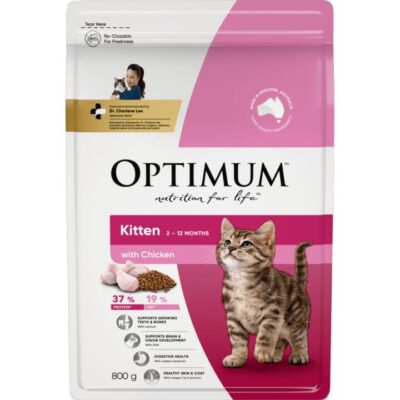 Optimum Kitten Dry Cat Food Chicken
