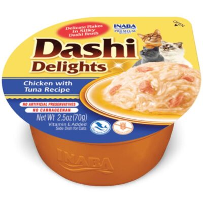 Inaba Dashi Delights Chicken With Tuna Recipe Cat Treats
