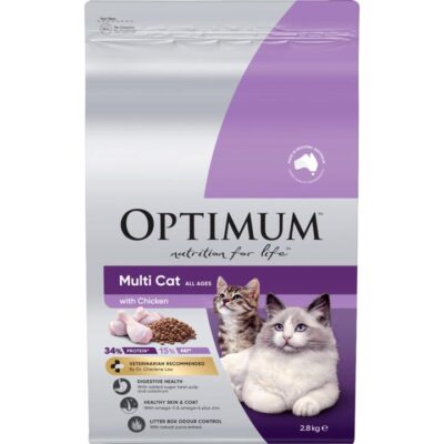 Optimum Dry Cat Food Multi Cat Chicken