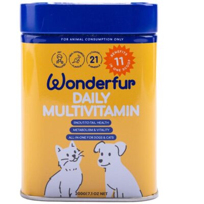 Wonderfur Daily Multi Vitamin Powder For Dogs And Cats
