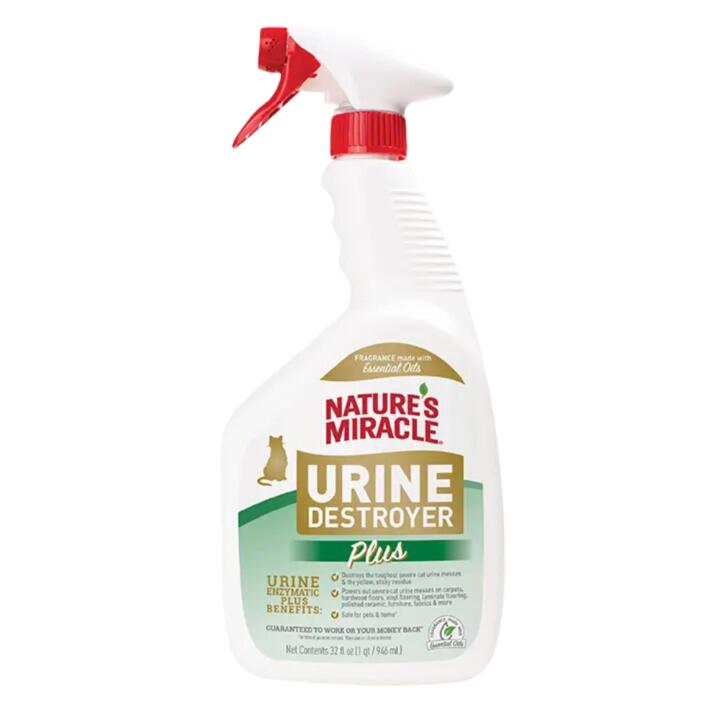 Natures Miracle Urine Destroyer Plus Spray For Cats 946ml
