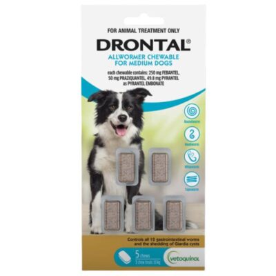 Drontal Dog Allwormer Chewable 10kg