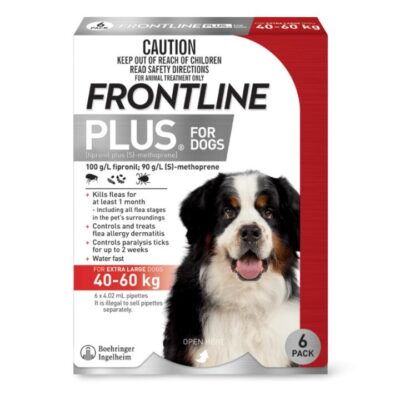Frontline Plus Extra Large Dog Red