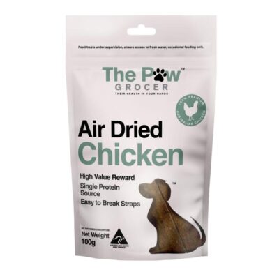 The Paw Grocer Air Dried Chicken Straps Dog Treats