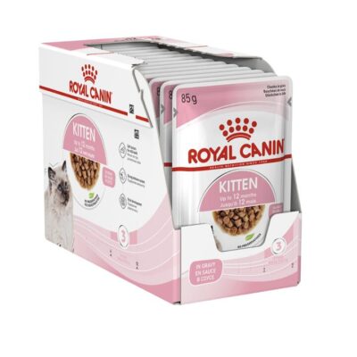 Royal Canin Kitten Instinctive Gravy Wet Cat Food Pouches