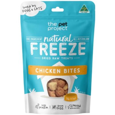 The Pet Project Freeze Dried Chicken Bites Dog And Cat Treats