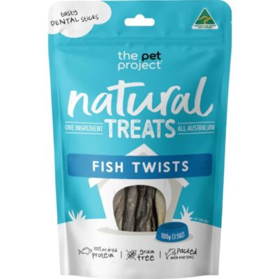 The Pet Project Fish Twists Dog Treats
