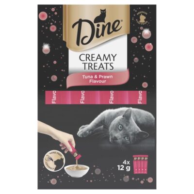 Dine Creamy Treats Tuna And Prawn