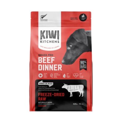 Kiwi Kitchens Freeze Dried Beef Dry Dog Food