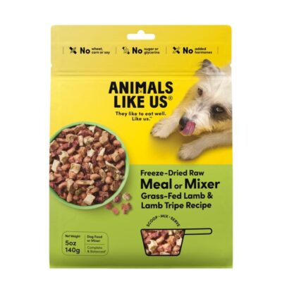 Animals Like Us Freeze Dried Raw Lamb Dry Dog Treats
